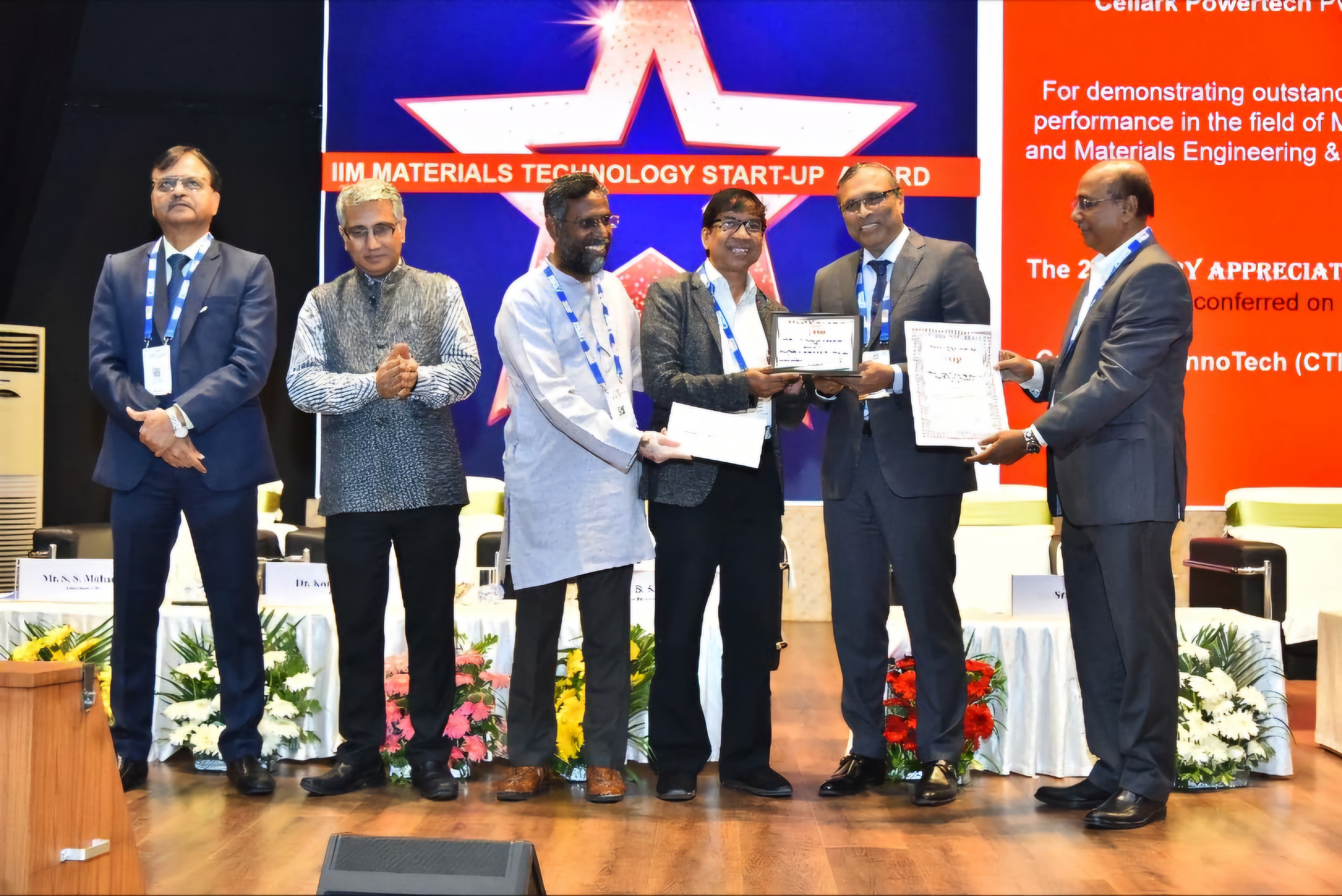 Jury Appreciation Award, IIM Materials Technology Startup Award 2023